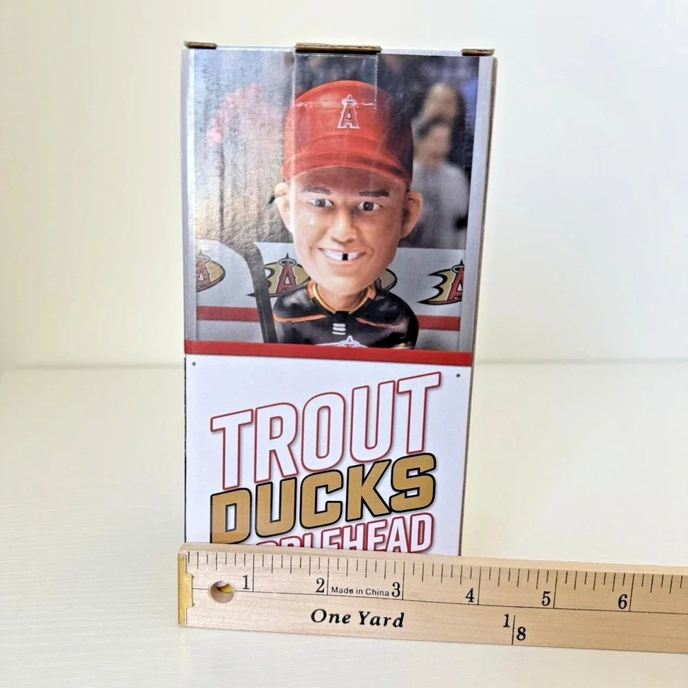 Mike‎ Trout Ducks Bobblehead 2019 Los Angeles Angels Anaheim Hockey SGA NEW